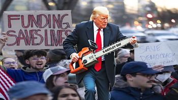 Motosierra: la medida de Trump que afecta a los más vulnerables y que desató una batalla legal