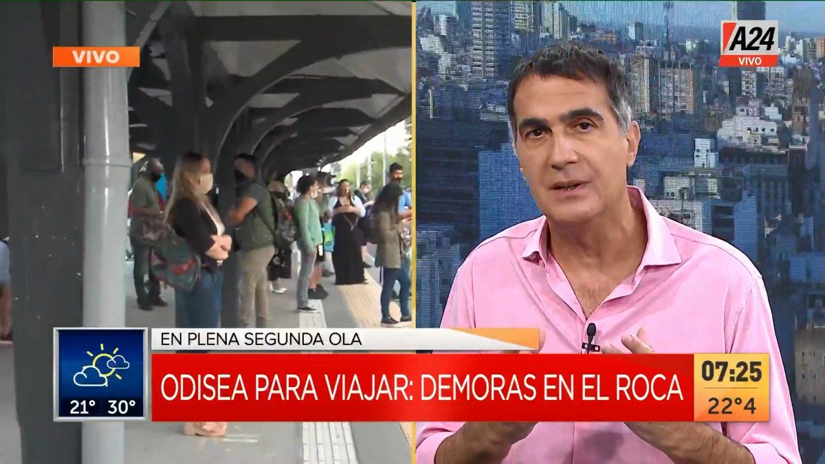 Así se vive la odisea de viajar en transporte público. (Captura de Tv)
