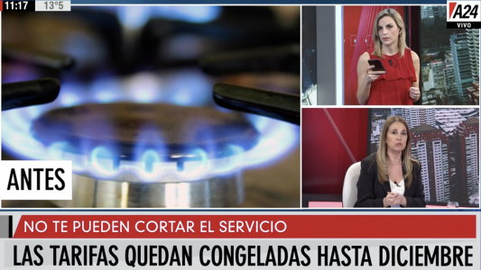 Disponen que las tarifas sigan congeladas hasta diciembre y no podrán cortar el servicio a sectores vulnerables