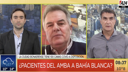 El intendente de Bahía Blanca puso a disposición sus hospitales ante un posible desborde sanitario en el AMBA