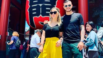 Las excéntricas fotos de las vacaciones de Wanda Nara y Mauro Icardi por Japón