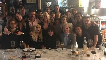 Verónica Castro festejó los 65 junto a Susana Giménez y la familia de la diva