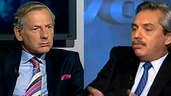 El día que Cristina Kirchner censuró en un canal de televisión a Alberto Fernández