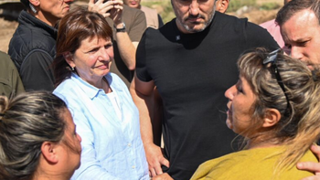 Patricia Bullrich describió a Bahía Blanca como una ciudad arrasada e hizo un especial pedido sobre las donaciones
