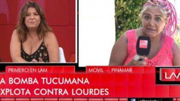 La Bomba Tucumana se retiró furiosa de un móvil tras discutir con Andrea Taboada y Lourdes Sánchez