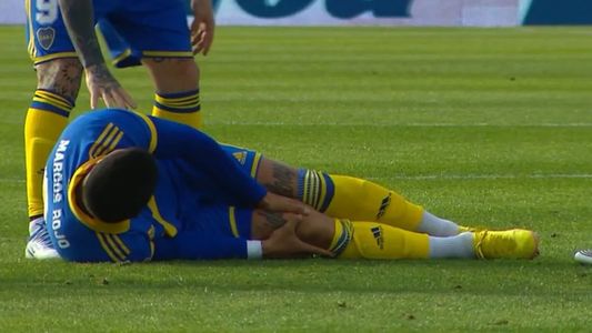 Boca: Marcos Rojo se rompió los ligamentos cruzados