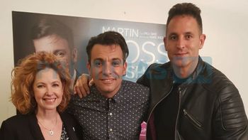 La salida teatral de Andrea del Boca y Juan Pablo Fioribello en la despedida de Bossi de calle Corrientes