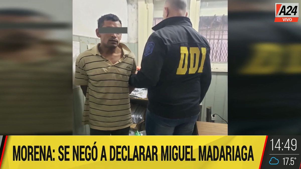 Uno de los asesinos de Morena se negó a declarar ante la fiscalía. (Foto: captura de video)