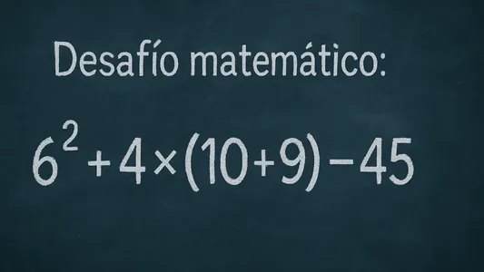 Desafío Matemático: esta cuenta con signos tiene su clave en los paréntesis