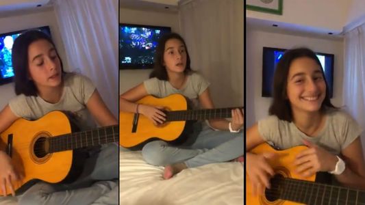 El video de Azul, la hija de Romina Yan, que emocionó a Cris Morena