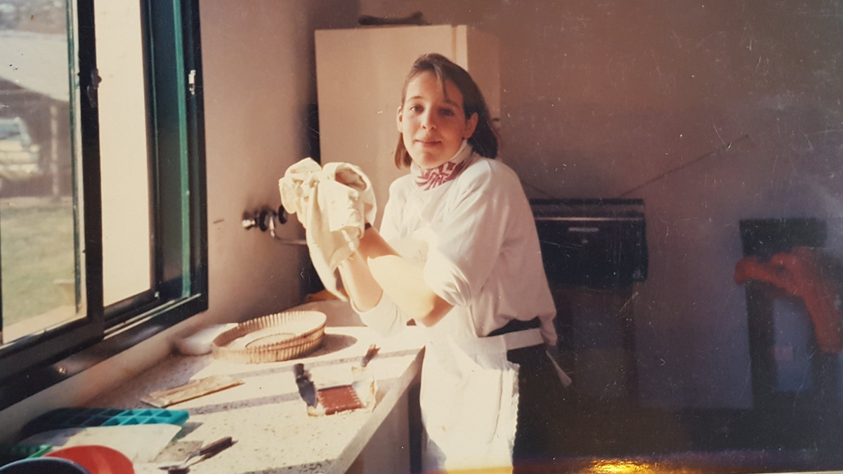 Jimena empez&oacute; cocinando tortas para vender siendo adolescente.