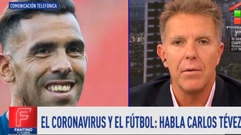 Carlos Tevez con Alejandro Fantino: Tenemos que estar y ayudar en los comedores