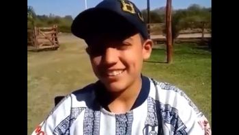 Apareció un video inédito de Exequiel Zeballos de niño: Mi sueño es jugar en La Bombonera y tirar magia
