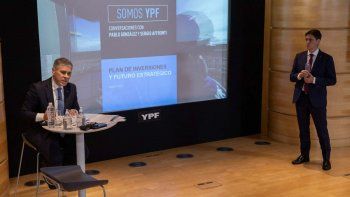 Pablo González y Sergio Affronti, presidente y CEO de YPF, en una presentación sobre inversiones en la que se habló de aumento de precios. (Foto: YPF) Pablo González y Sergio Affronti, presidente y CEO de YPF, en una presentación sobre inversiones en la que se habló de aumento de precios. (Foto: YPF)