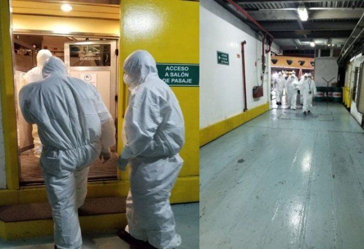 Un argentino que se escapó de una cuarentena provocó el aislamiento de 400 pasajeros de un barco