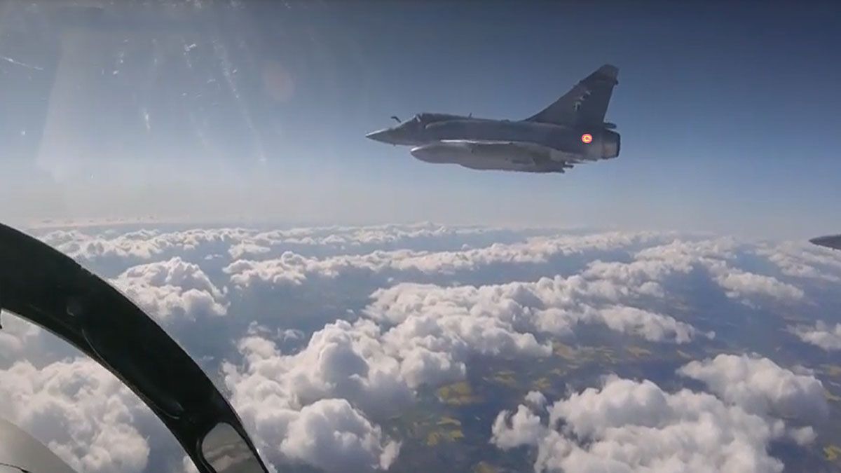 Los aviones españoles hacen base en Bulgaria, otro aliado en la OTAN (Foto: Real Fuerza Aérea española)