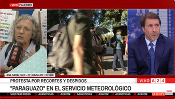 el cruce de eduardo feinmann con una trabajadora del servicio meteorologico: no pegan una