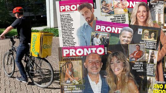El millonario dueño de revista Pronto se convirtió en delivery: ¿No llega a fin de mes?