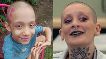 el tierno gesto de furia con olivia, la nena que la tomo de ejemplo para sobrellevar el cancer