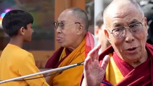El fuerte descargo del Dalai Lama tras besar a un niño en la boca