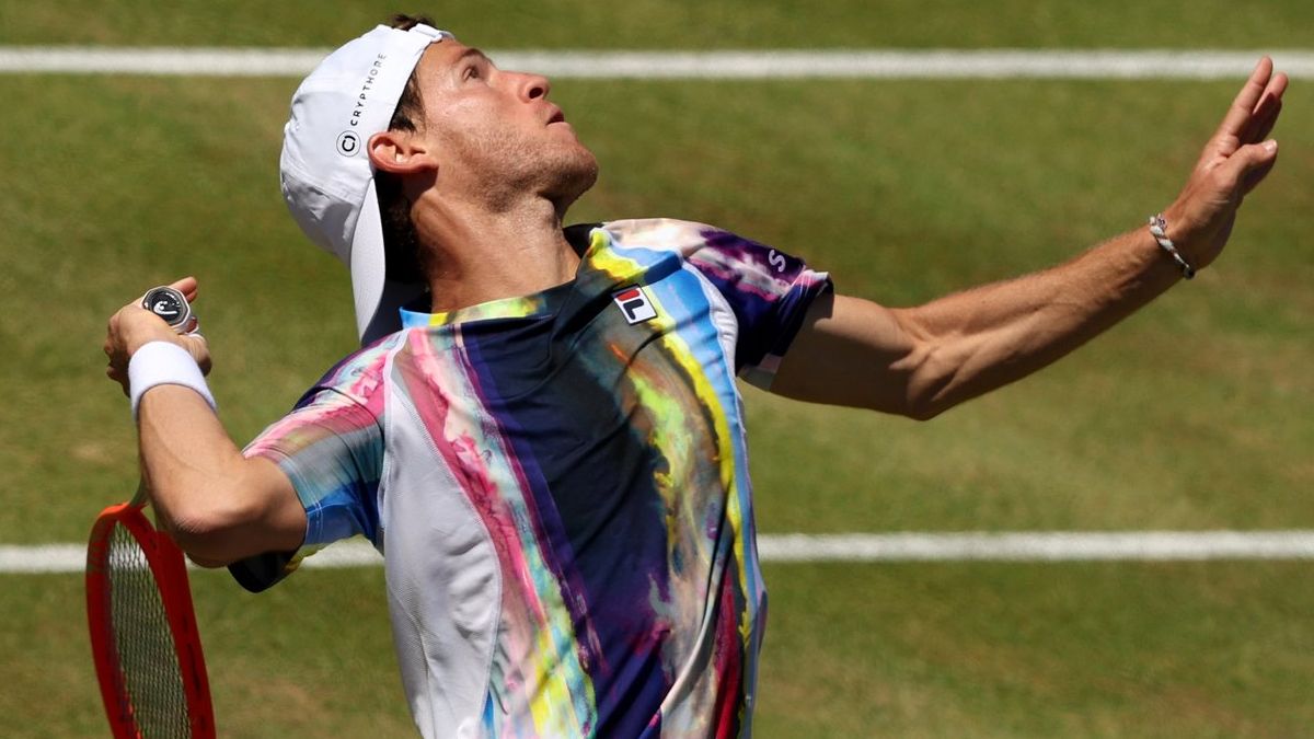 Diego Schwartzman y un desagradable momento en Inglaterra.