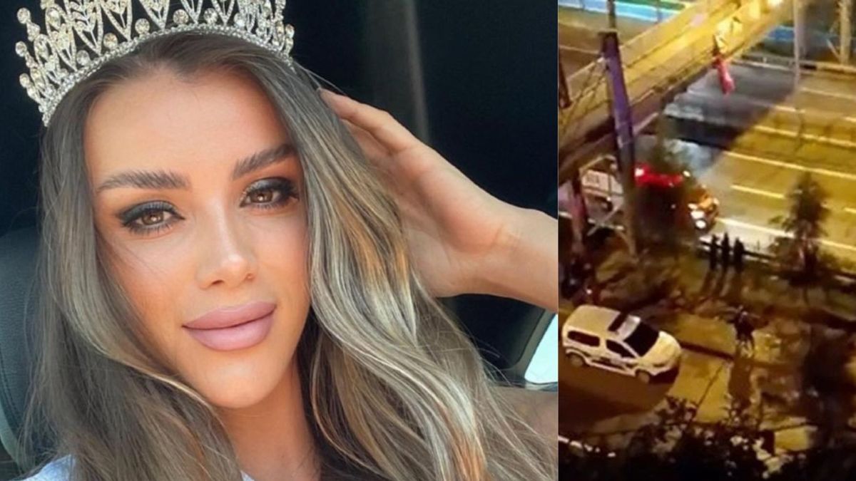 Murió una famosa modelo al caer de un puente mientras huía de un control policial.