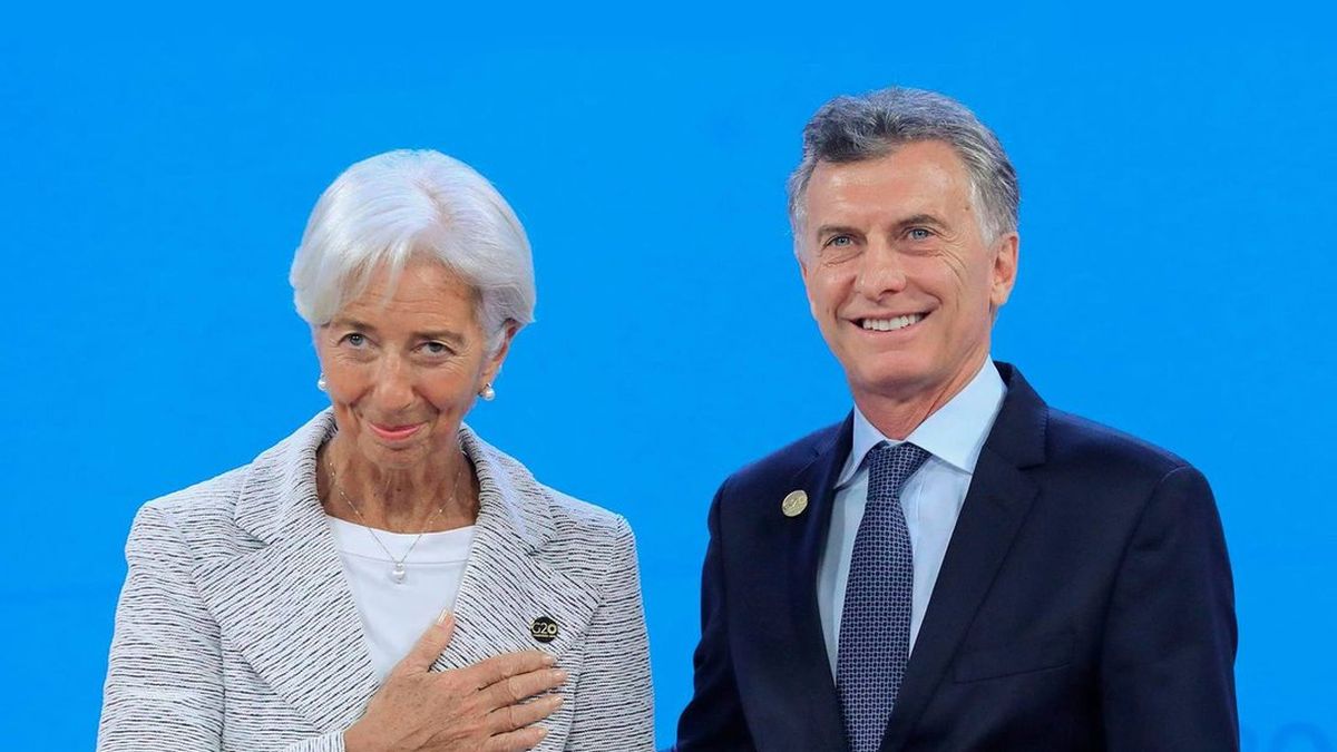 El expresidente Mauricio Macri junto a Christine Lagarde, quien fue directora gerente del Fondo Monetario Internacional (FMI) desde el 5 de julio de 2011 hasta el 16 de julio de 2019 (Foto: Telam).