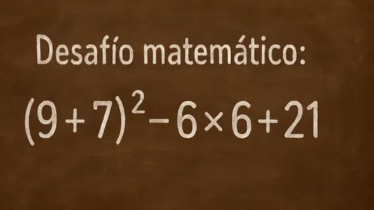 Desafío matemático: ¿en cuánto tiempo lo podés resolver?