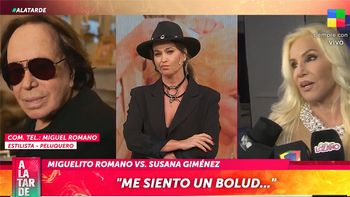 Miguel Romano aniquiló a Susana Giménez: Una señora de 80 años no puede estar...