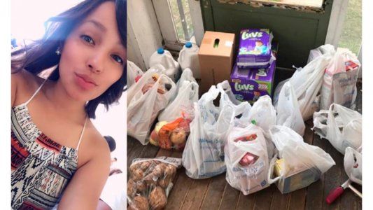 El dueño le perdonó el alquiler a una madre soltera y le llevó víveres para la cuarentena
