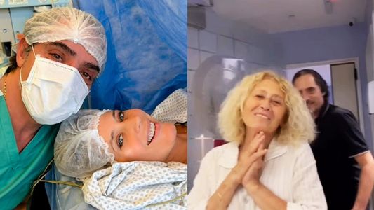 La mamá de Rocío Marengo conoció a su nieto Isidro: el video con su conmovedora reacción