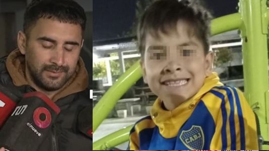Las desgarradoras palabras del papá de Thiago, el nene de 7 años herido en un tiroteo: Lo tenía...