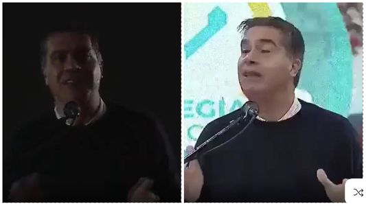 Insólito: Jorge Capitanich destacaba la inversión en obras en Chaco y se le cortó la luz