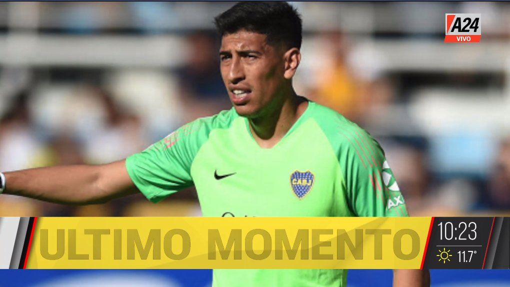 El arquero titular de Boca