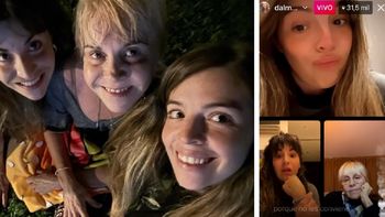 Fuerte vivo de Instagram de Claudia, Dalma y Gianinna tras el testimonio de las hermanas Maradona