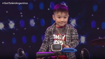 un participante de 4 anos se robo el corazon del jurado de got talent argentina al tocar el timbal