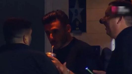 Después de la denuncia, Eduardo Salvio fue a La Bombonera para ver Boca vs. Lanús