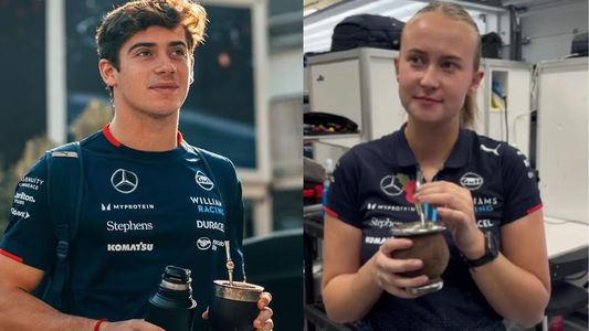 Franco Colapinto sorprende a sus compañeros de Williams: las reacciones al probar el mate