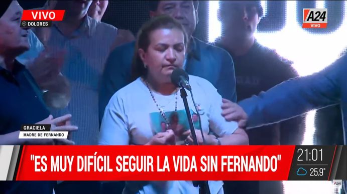 Graciela Sosa, a tres años del crimen de Fernando: No queremos venganza, queremos que paguen lo que le hicieron