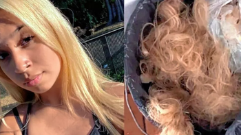 Me dejó la decoloración dos horas: fue a la peluquería por su fiesta de 15, quedó pelada y se volvió viral