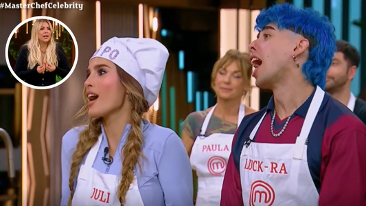 Luck Ra y Julieta Poggio quedaron expuestos en MasterChef por una pregunta de Wanda Nara: ¿Hubo algo...?