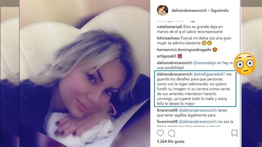 Dahiana Bresanovich lo confirmó: Junior le fue infiel