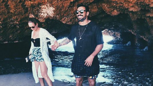 El Pocho Lavezzi y Yanina Screpante gozan en las playas de Aruba