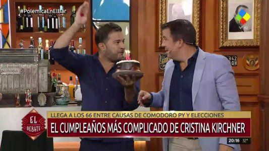 Brancatelli le cantó el feliz cumpleaños a Cristina Kirchner