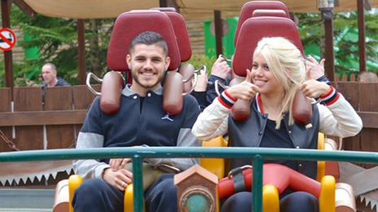 El particular y vertiginoso paseo de Mauro Icardi y Wanda Nara