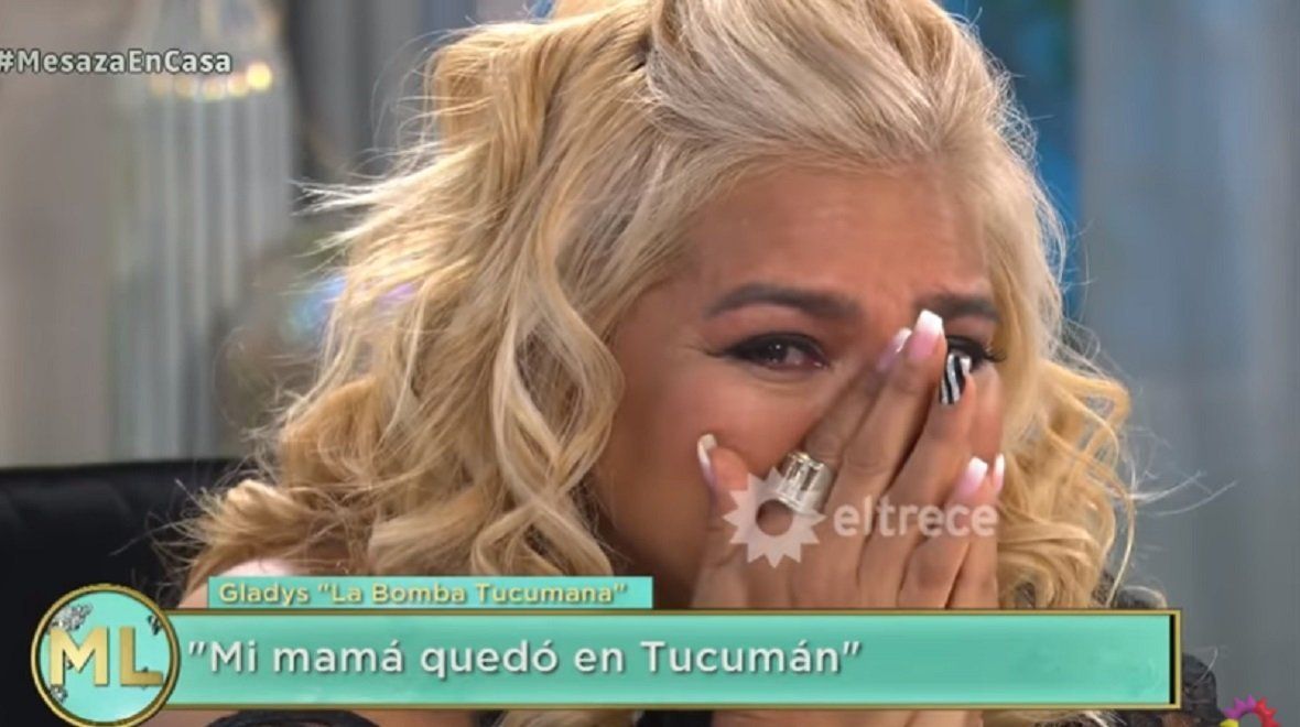 El llanto de Gladys La Bomba Tucumana al hablar sobre la salud de su madre