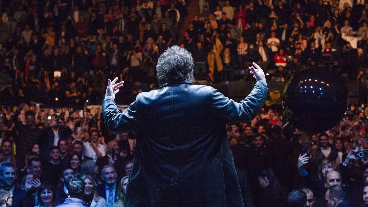 Javier Milei en el Luna Park