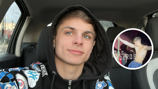 Las increíbles imágenes de Franco Zunino de Gran Hermano como streeper en la noche de Gualeguaychú