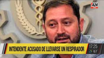 Salvador Serenal, intendente de Lincoln, se contagió de coronavirus y se llevó un respirador de su municipio para atenderse en Junín.