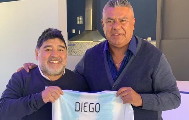 Maradona y Chiqui Tapia, reconciliados: el DT de Gimnasia y el presidente de la AFA comieron un asado en Estancia Chica